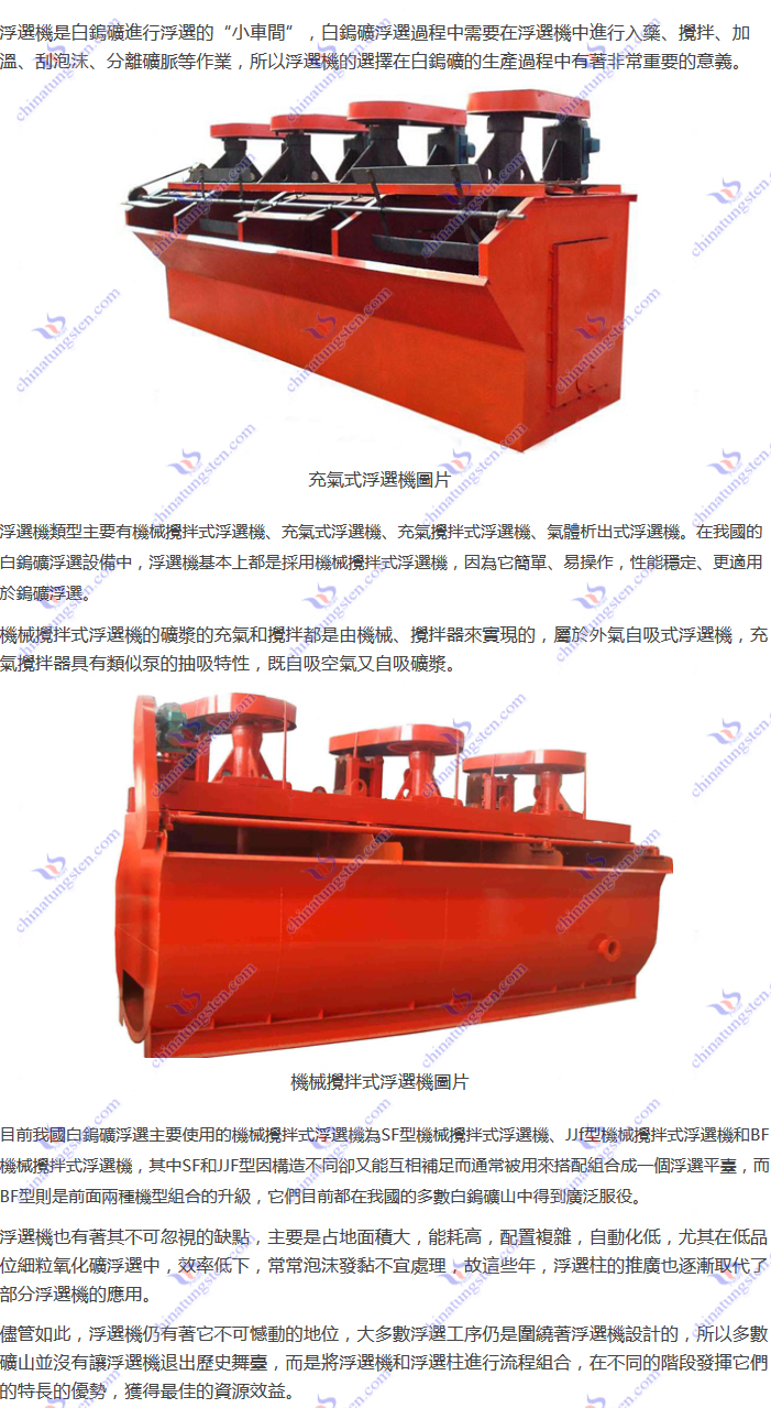 白鎢礦浮選機(jī)圖片