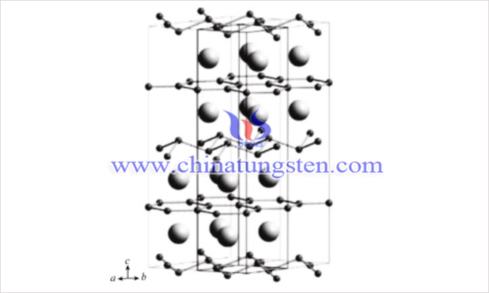 WB2晶體結(jié)構(gòu)圖（圖源：曹曉舟/無機(jī)材料學(xué)報）