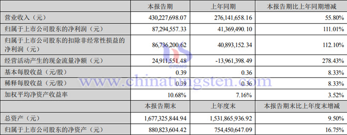 岱勒新材2023年上半年業(yè)績報告圖片