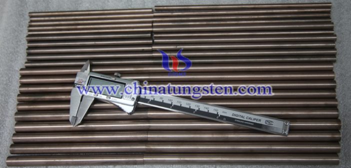 tungsten copper rod picture