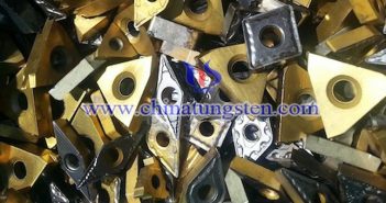 scrap tungsten carbide indexable inserts picture