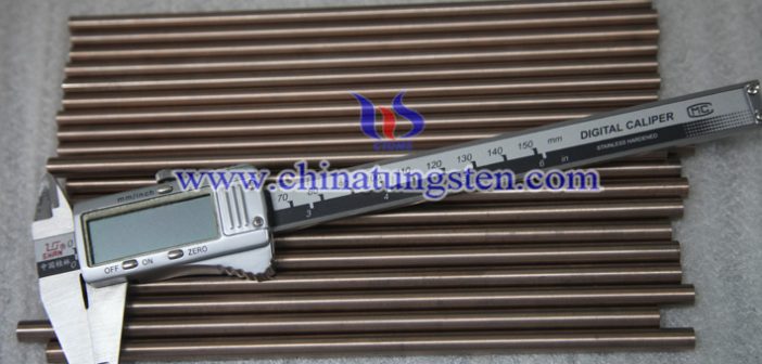 tungsten copper alloy rod picture