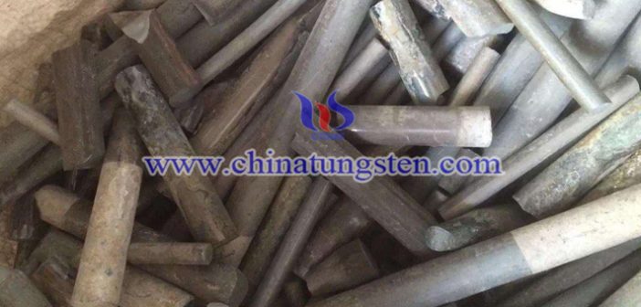 scrap tungsten rod image