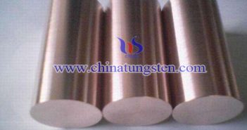 tungsten copper rod picture