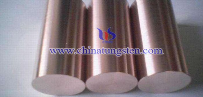 tungsten copper rod picture