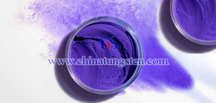 Mo doped violet tungsten oxide picture