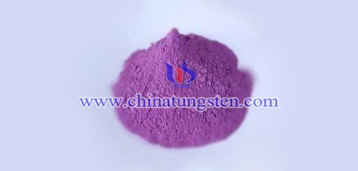 doped violet tungsten oxide picture