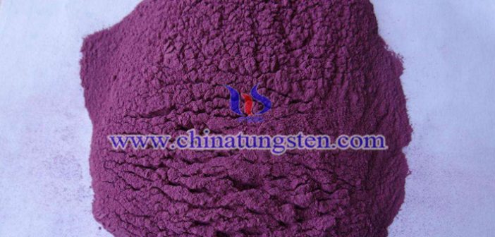 Violet Tungsten Oxide Photo