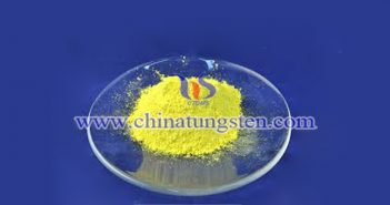 high-purity high density yellow tungsten oxide picture