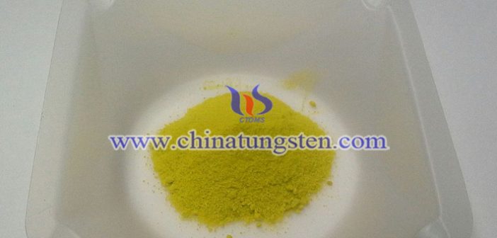 large grain size yellow tungsten oxide Chinatungsten picture