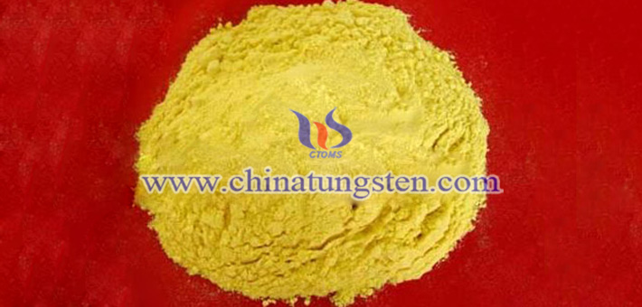 large grain size yellow tungsten oxide picture