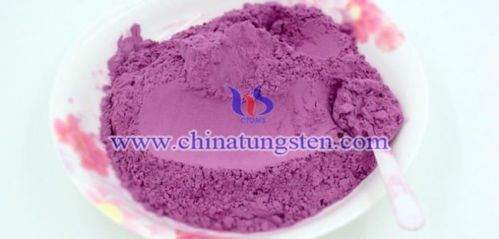 nano violet tungsten oxide picture