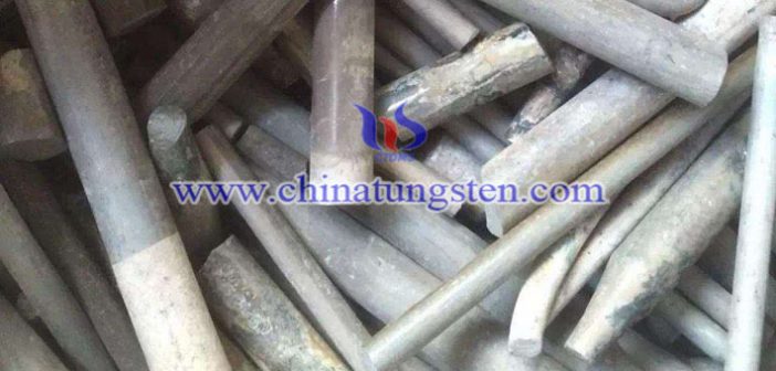 scrap tungsten rod image