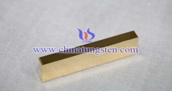 gold plated tungsten bar price picture