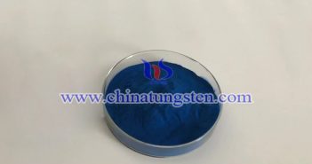 blue tungsten oxide photo