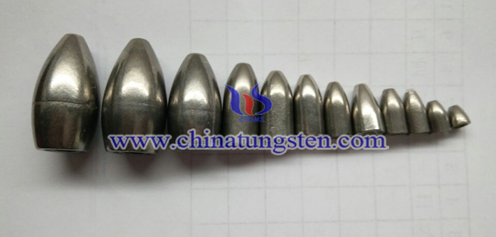 tungsten alloy worm weight picture