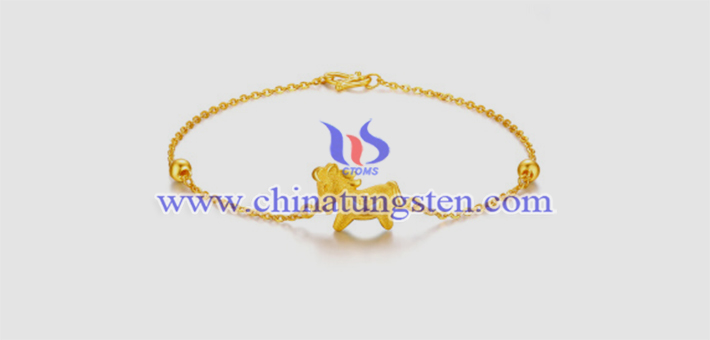 gold plated tungsten alloy Chinese zodiac bracelet picture