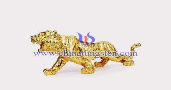 gold plated tungsten alloy craftwork picture