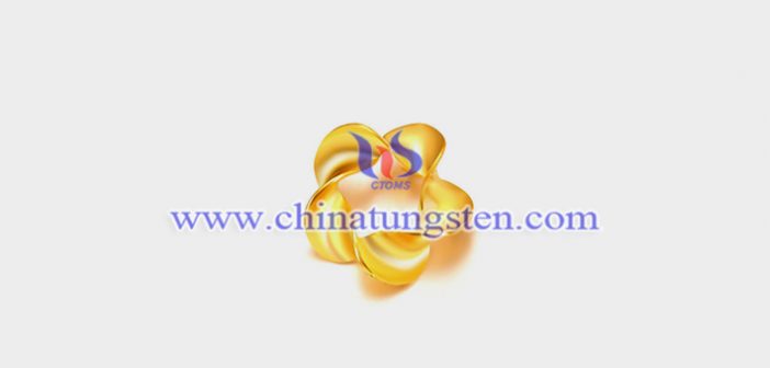 gold plated tungsten alloy gift picture