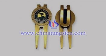 gold plated tungsten alloy golf hat clip picture