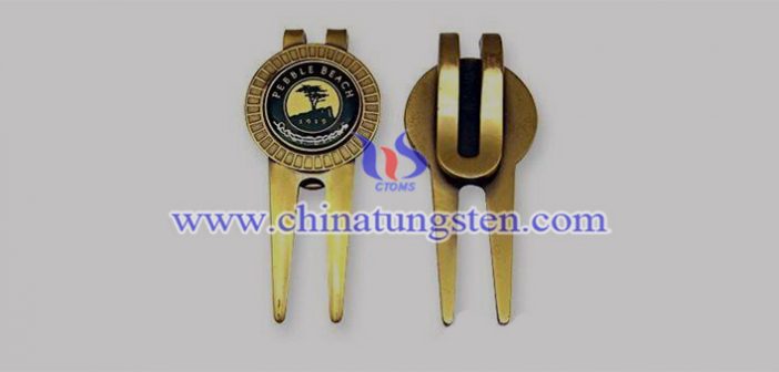 gold plated tungsten alloy golf hat clip picture