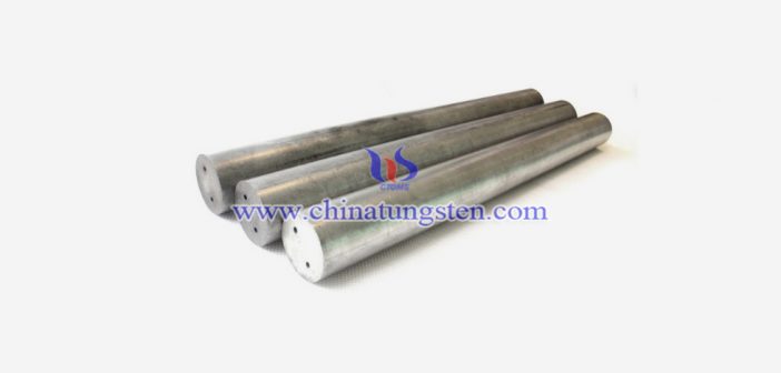 tungsten alloy double hole round bar picture