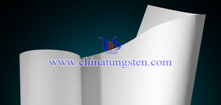 nano tungsten trioxide applied for thermal insulation paper picture