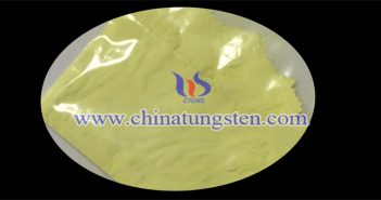 nano yellow tungsten oxide applied for heat insulation masterbatch image