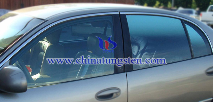 tungsten trioxide nanopowder applied for heat insulating window glass picture