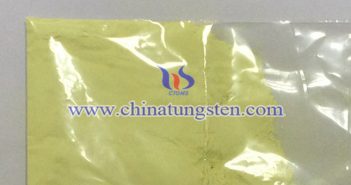 yellow tungsten oxide powder applied for thermal insulation master batch image