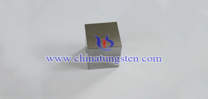 80x80x80mm tungsten alloy block picture