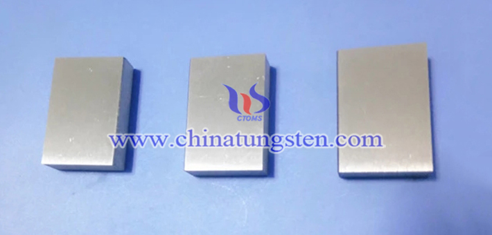 95W-4Ni-1Cu tungsten alloy block picture