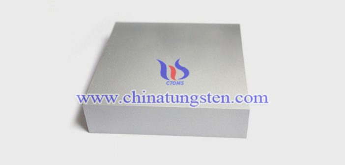 Anviloy 1050 tungsten alloy block picture