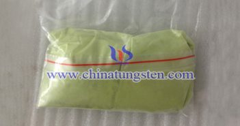 nano grain size yellow tungsten oxide applied for heat insulation coating image