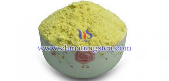 nano grain size yellow tungsten oxide applied for heat insulation masterbatch image