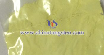 nano grain size yellow tungsten oxide applied for thermal insulating glass image