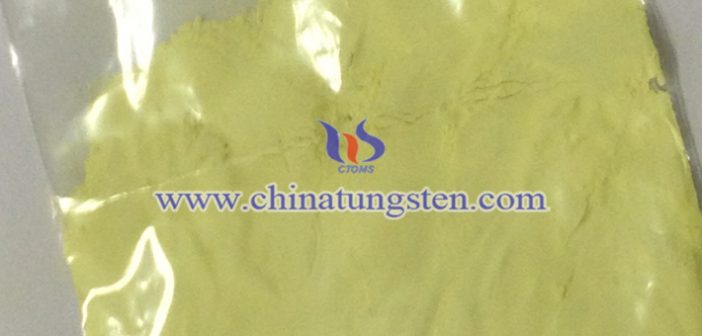 nano grain size yellow tungsten oxide applied for thermal insulating glass image