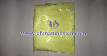 nano grain size yellow tungsten oxide applied for thermal insulation paper image