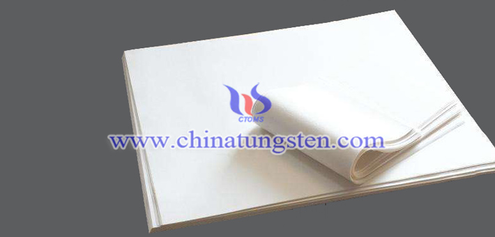 nano tungsten oxide applied for thermal insulation paper picture