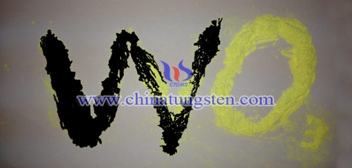 near infrared shielding material nano grain size yellow tungsten oxide image