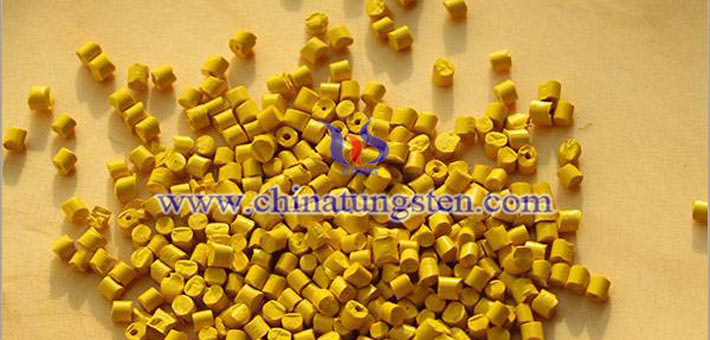 yellow tungsten oxide nanopowder applied for nano-ceramic color master picture