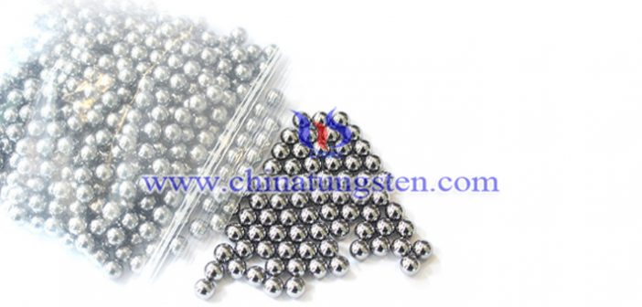 92.5W-5.25Ni-2.25Fe tungsten alloy ball picture