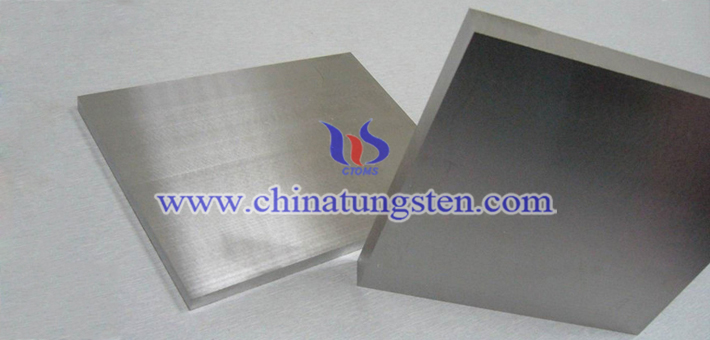 92.5W-Ni-Fe-Mo tungsten alloy plate picture