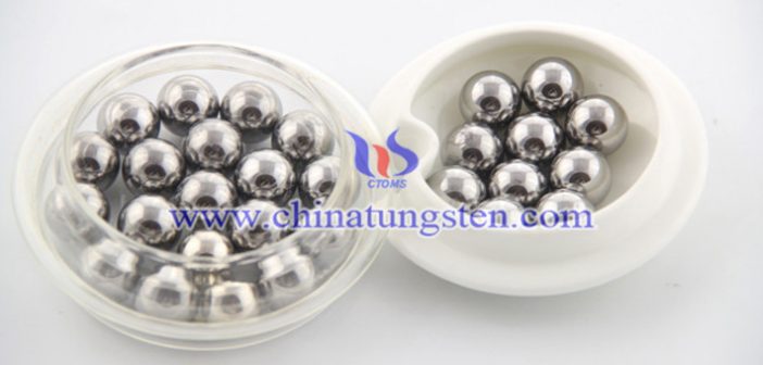 high hardness tungsten alloy ball picture