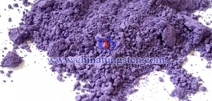 nano violet tungsten oxide applied for thermal insulation coating picture