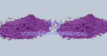 nano violet tungsten oxide applied for thermal insulation dispersion image