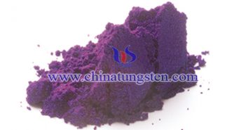 nano violet tungsten oxide applied for thermal insulation dispersion liquid image