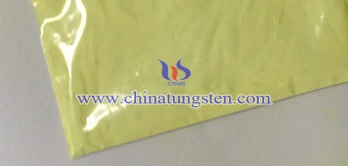 nanometer yellow tungsten oxide applied for nano ceramic color master image