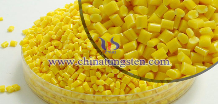 nanometer yellow tungsten oxide applied for nano ceramic color master picture