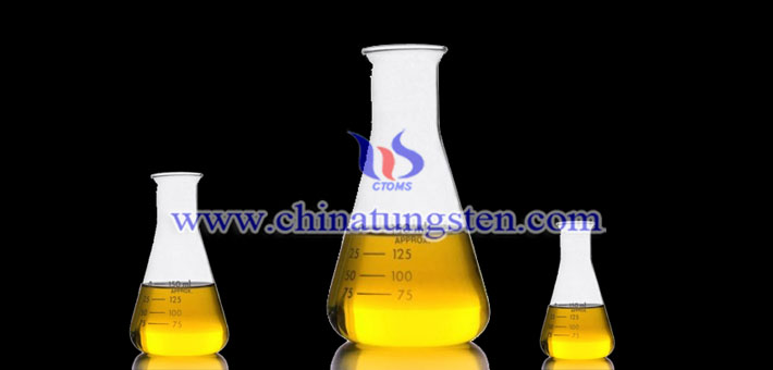 nanometer yellow tungsten oxide applied for nano ceramic dispersion solution picture